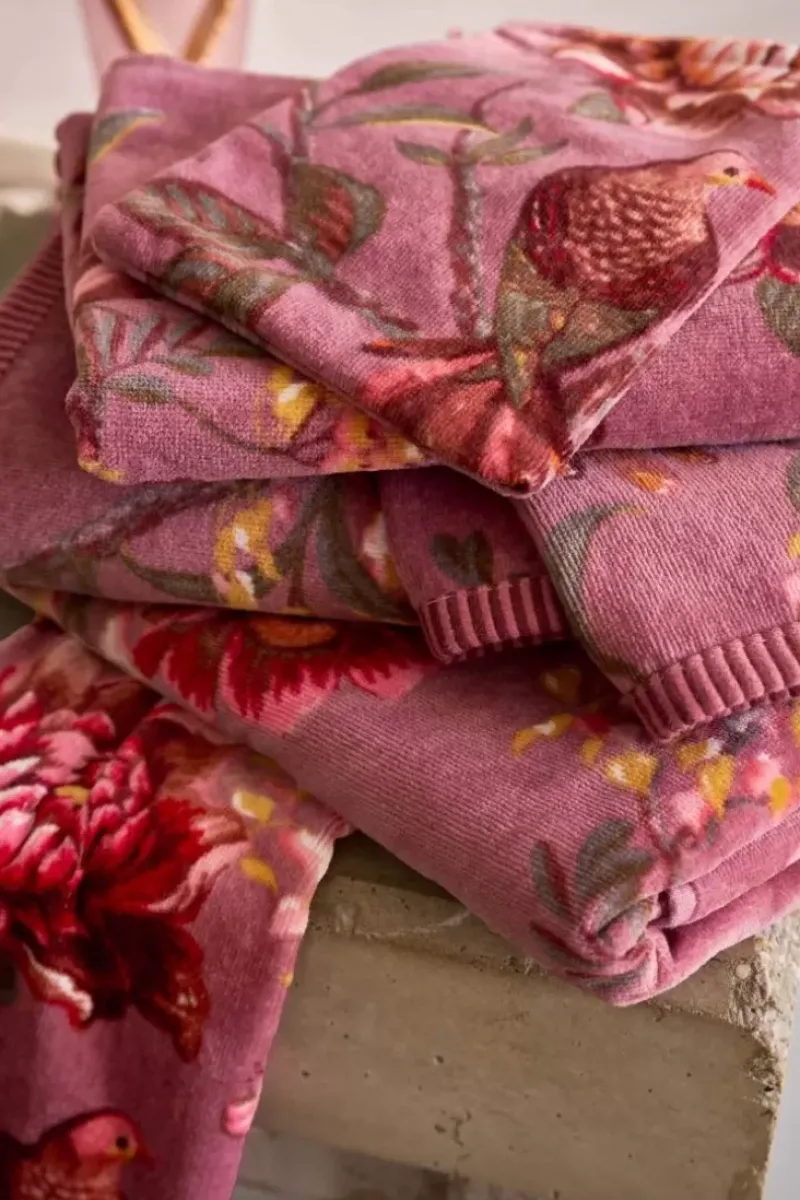Gastendoek Set/3 Secret Garden Mauve 30X50Cm<Pip Studio Hot