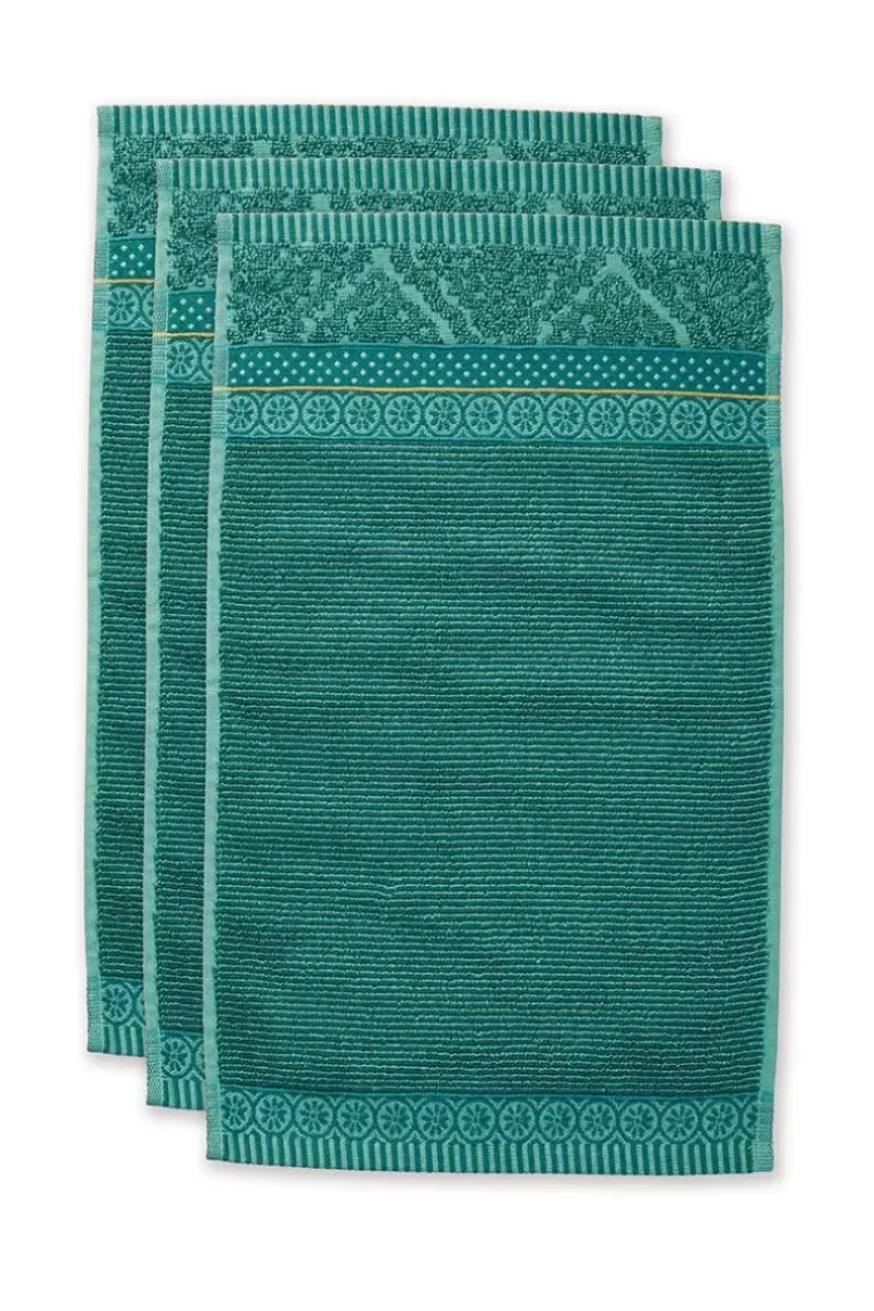 Gastendoek Set/3 Soft Zellige 30X50 Cm<Pip Studio Best