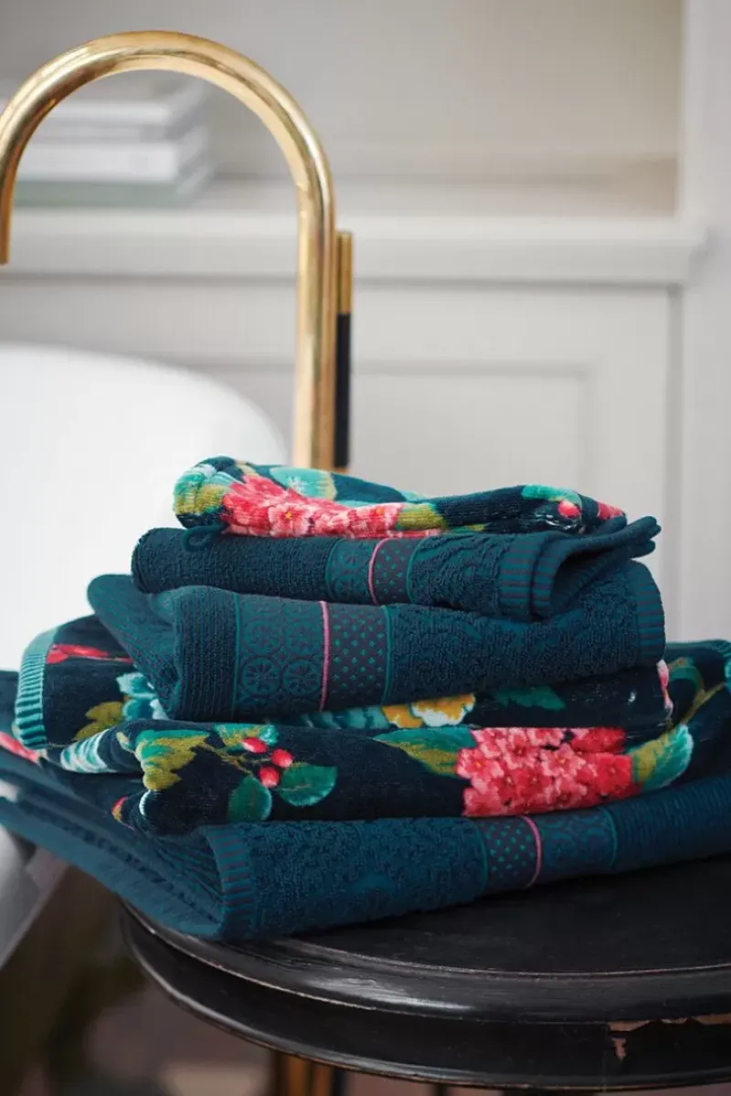 Gastendoek Set/3 Soft Zellige Donker 30X50 Cm<Pip Studio