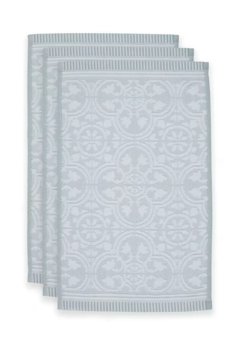 Gastendoek Set/3 Tile De Pip Licht 30X50 Cm<Pip Studio Hot