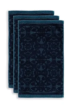 Gastendoek Set/3 Tile De Pip Donker 30X50 Cm<Pip Studio New