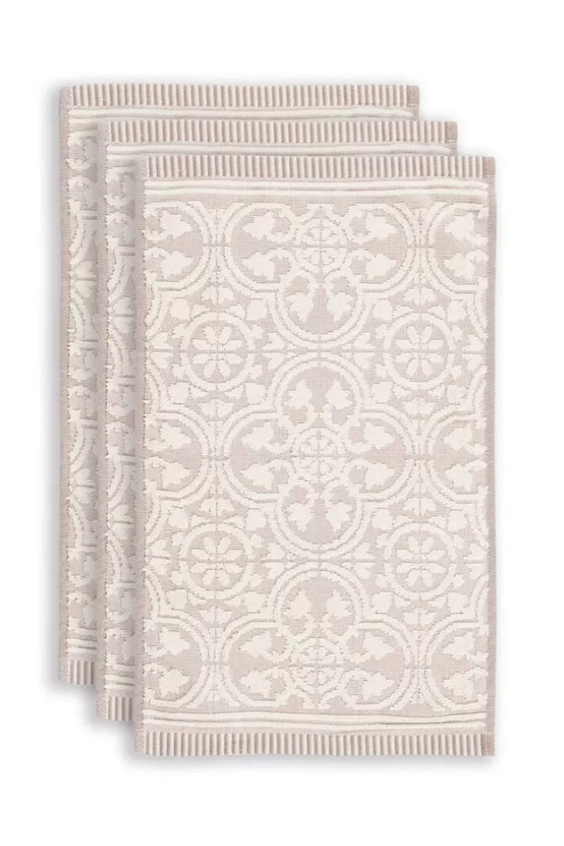 Gastendoek Set/3 Tile De Pip 30X50 Cm<Pip Studio Hot