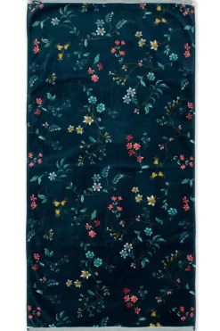 Grote Handdoek Les Fleurs Donker 70X140 Cm<Pip Studio Hot