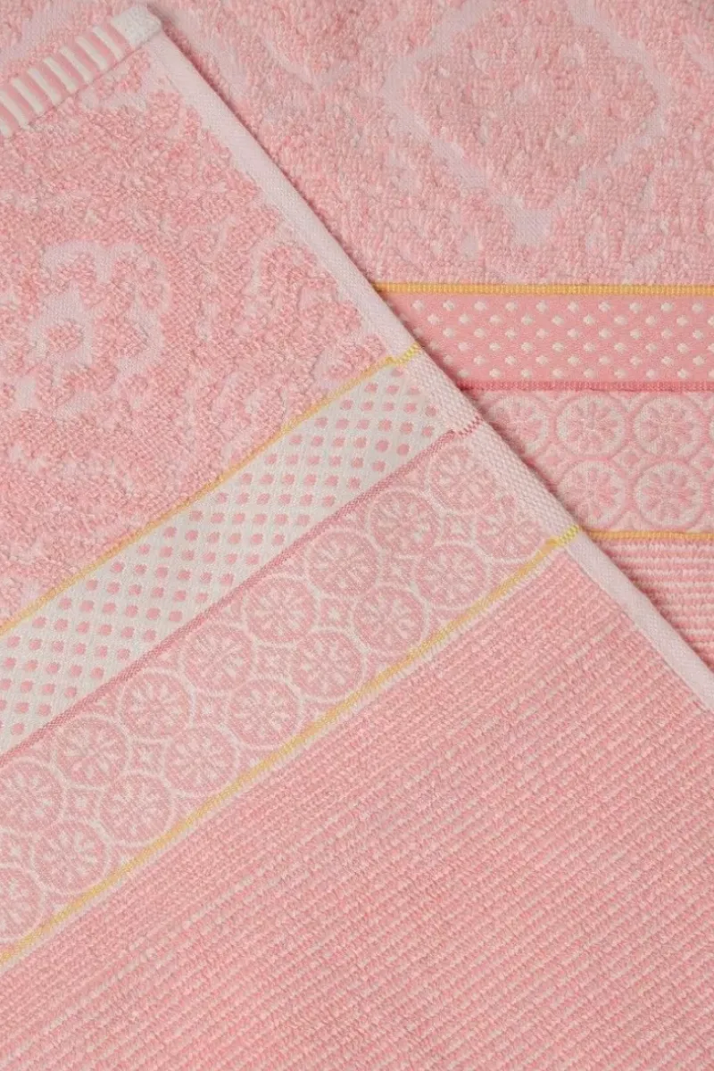 Grote Handdoek Soft Zellige Roze 70X140 Cm<Pip Studio Discount