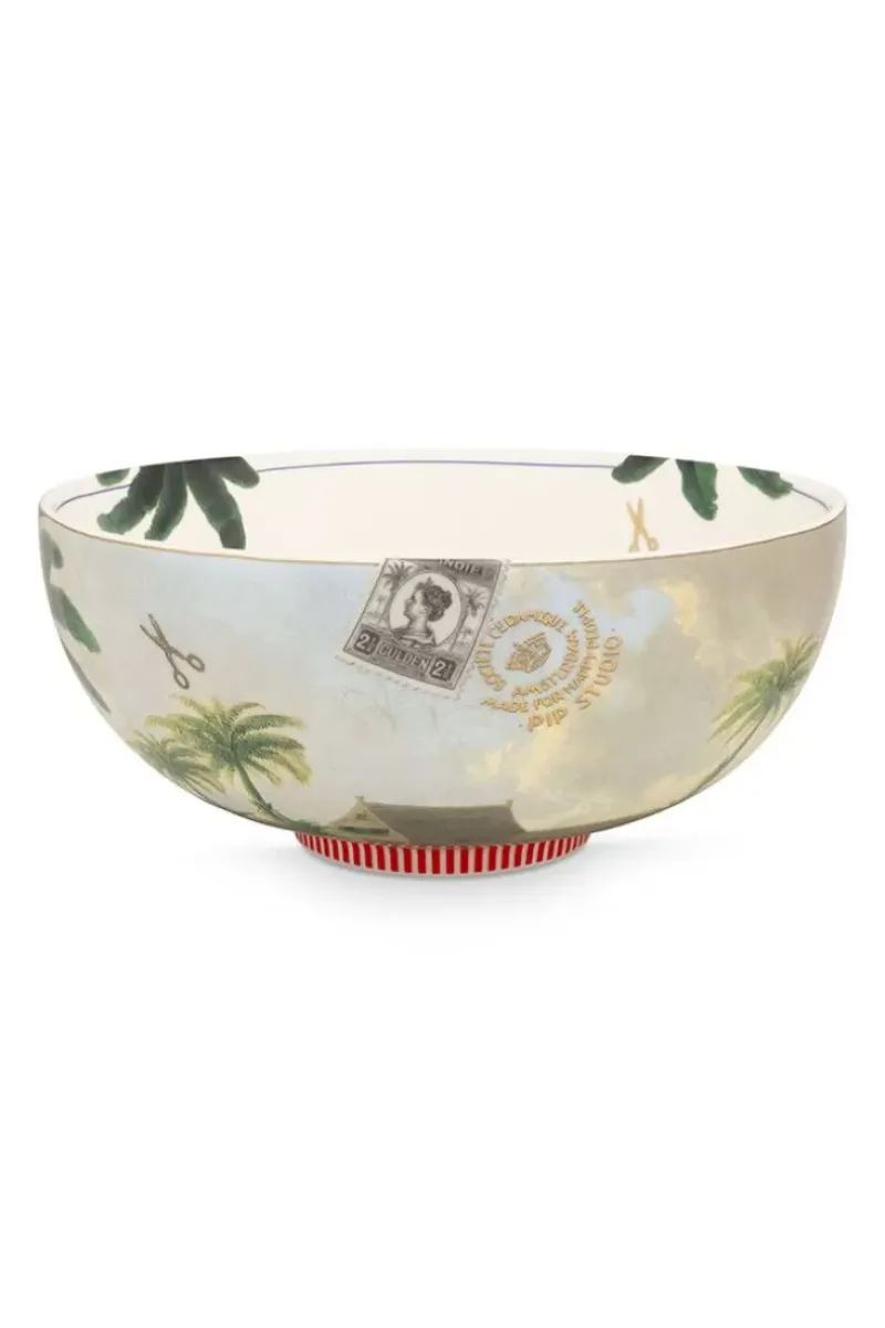 Heritage Kom Palm Groen 23 Cm<Pip Studio