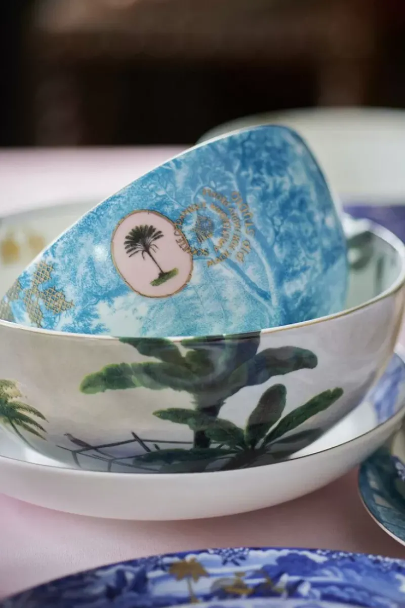 Heritage Kom Palm Groen 23 Cm<Pip Studio