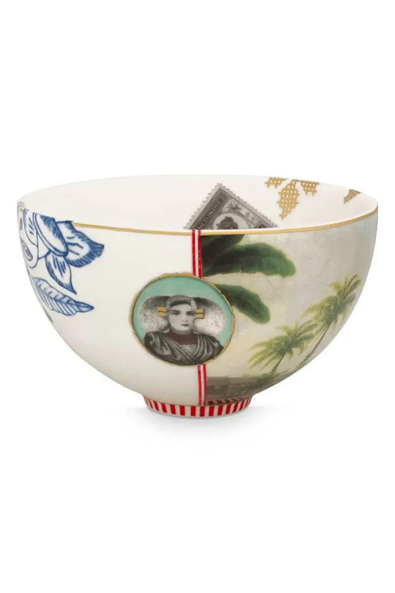 Heritage Kom Palm Wit 15 Cm<Pip Studio