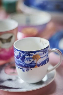 Heritage Petit Four Gezicht Zwart/Wit 12 Cm<Pip Studio