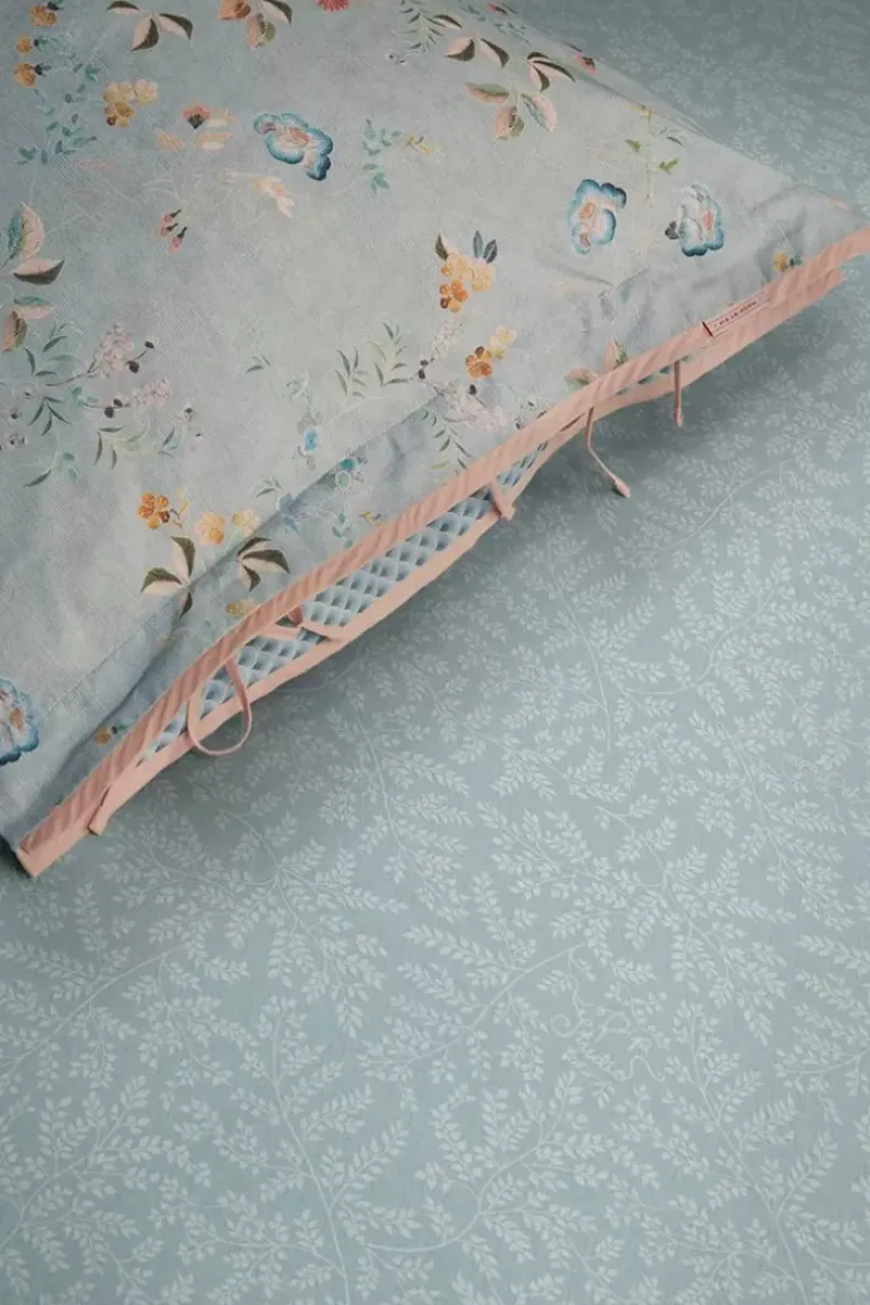 Hoeslaken Leafy Grijs<Pip Studio Clearance