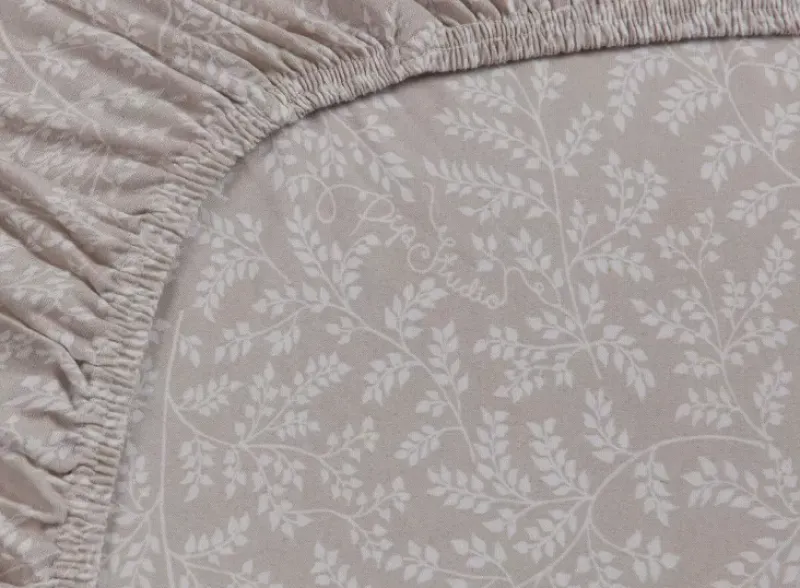 Hoeslaken Leafy Khaki<Pip Studio Best