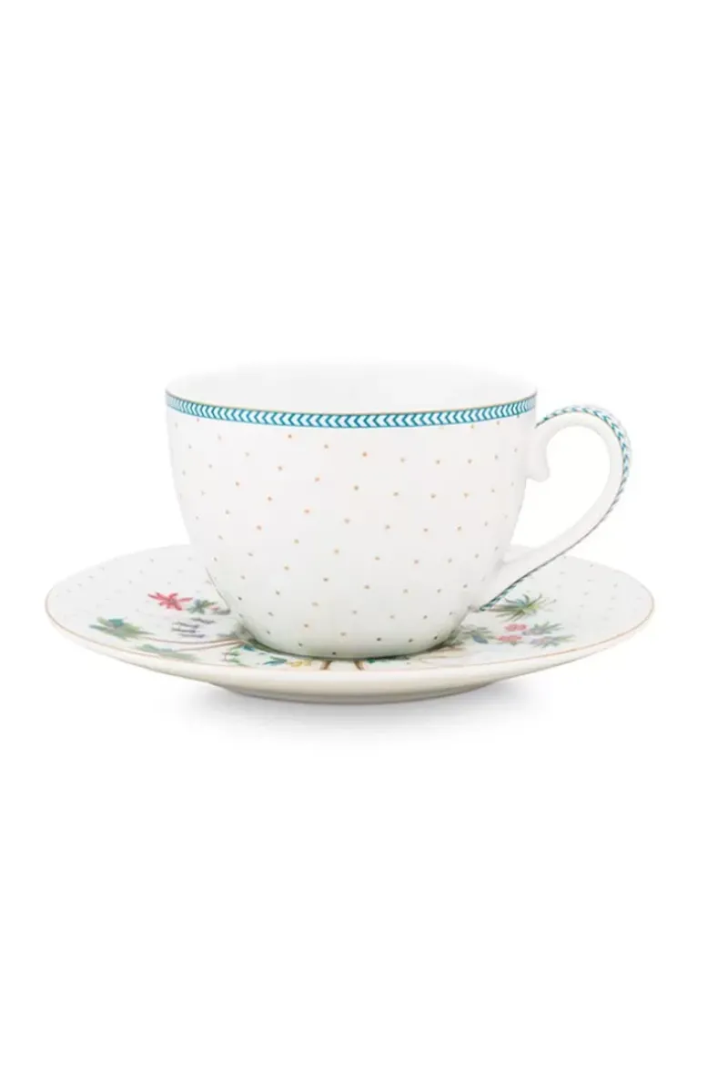Jolie Cappuccino Kop & Schotel Dots Gold<Pip Studio Hot