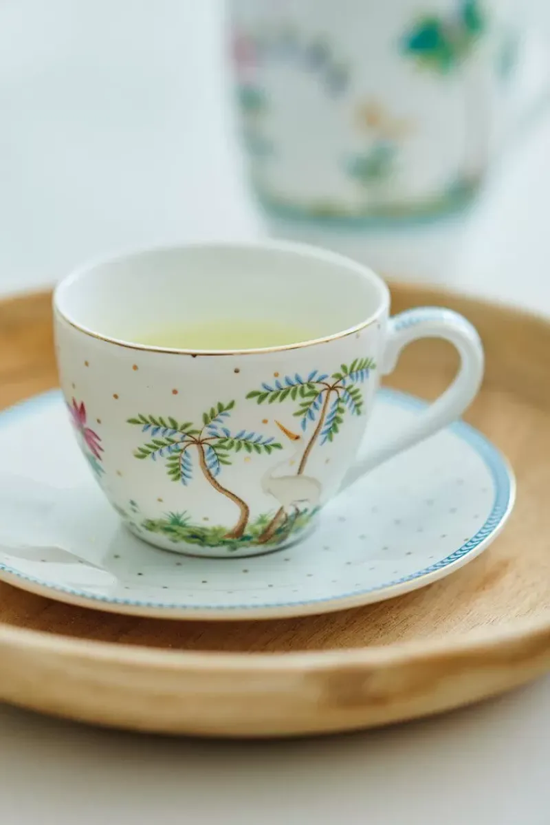 Jolie Espresso Kop & Schotel Dots Gold<Pip Studio Online