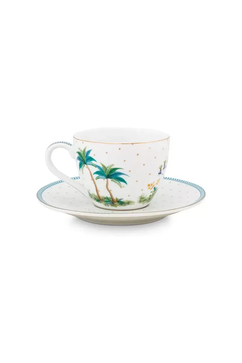Jolie Espresso Kop & Schotel Dots Gold<Pip Studio Online