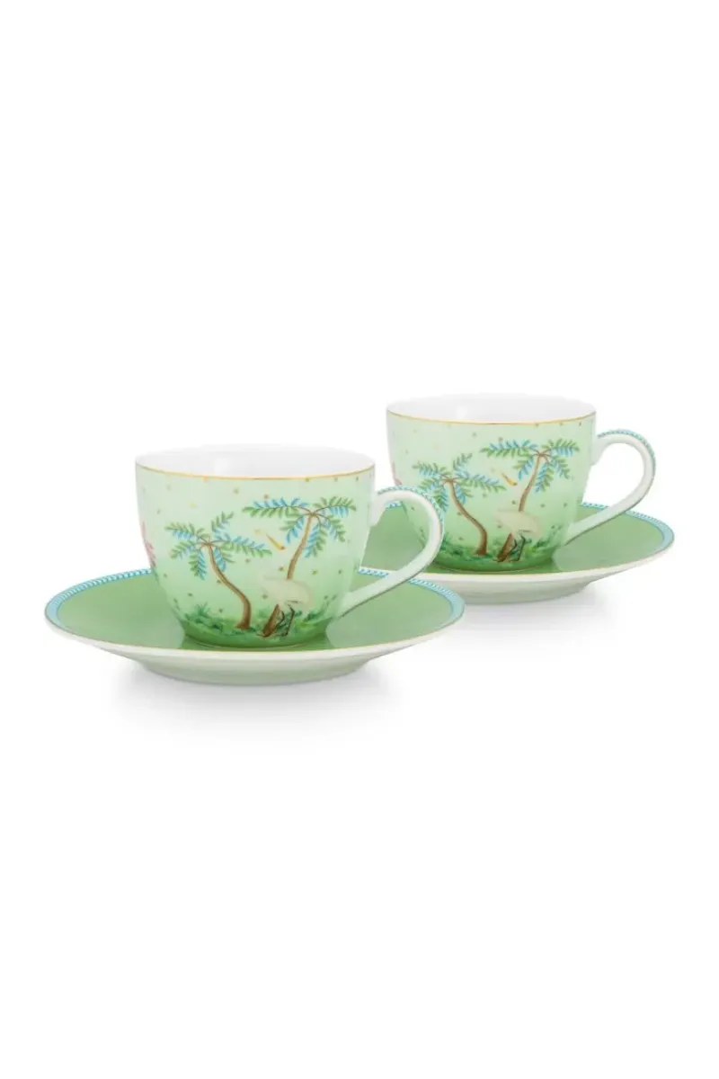 Jolie Set/2 Espresso Kop & Schotel<Pip Studio Hot