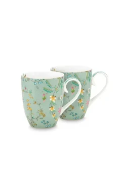 Jolie Set/2 Mok Groot Flowers<Pip Studio