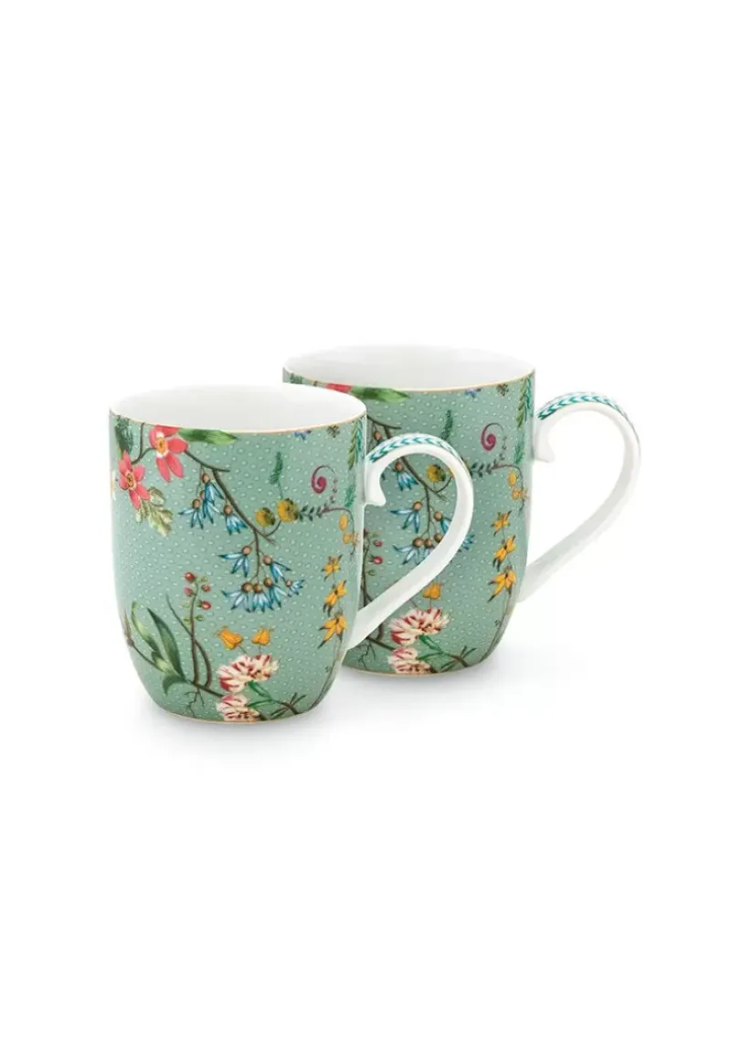 Jolie Set/2 Mok Klein Flowers<Pip Studio Best