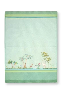 Jolie Theedoek Groen<Pip Studio Clearance