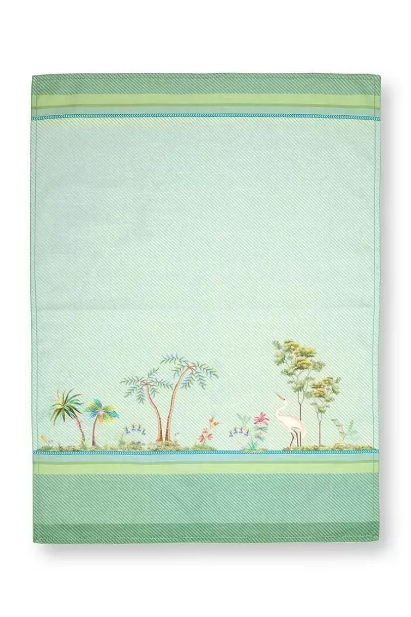 Jolie Theedoek Groen<Pip Studio Clearance