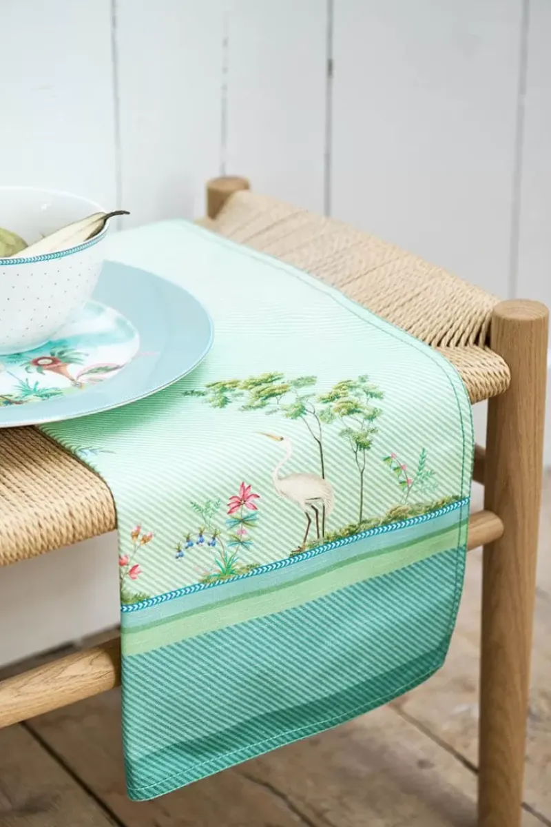 Jolie Theedoek Groen<Pip Studio Clearance