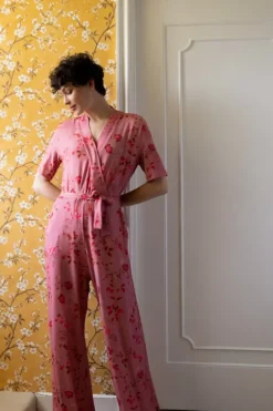 Jumpsuit Tokyo Blossom Roze<Pip Studio Discount