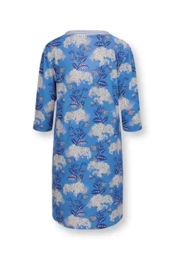 Jurk Flora Firenze Kobalt<Pip Studio