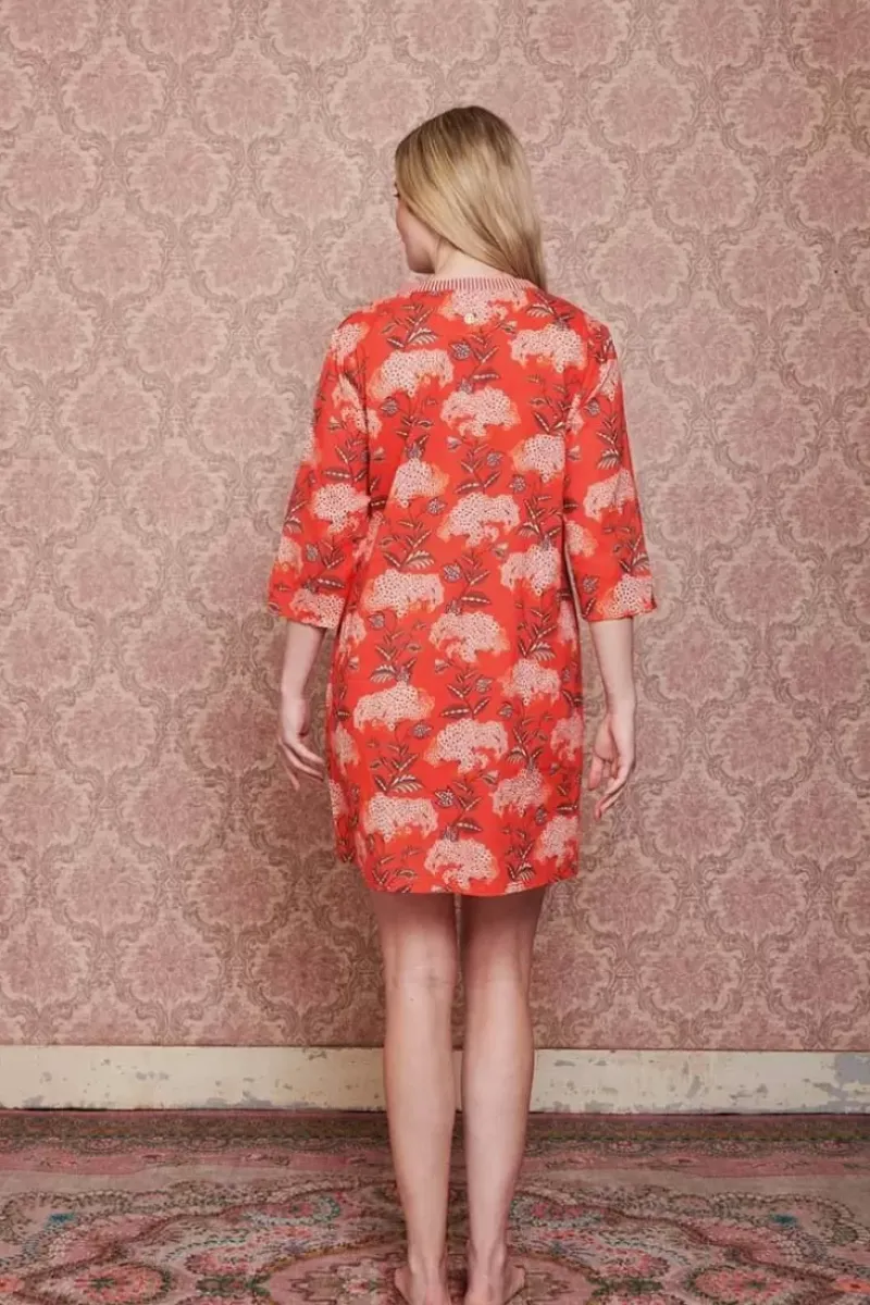 Jurk Flora Firenze Koraal<Pip Studio Sale
