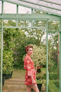 Kimono Flora Firenze Koraal<Pip Studio New