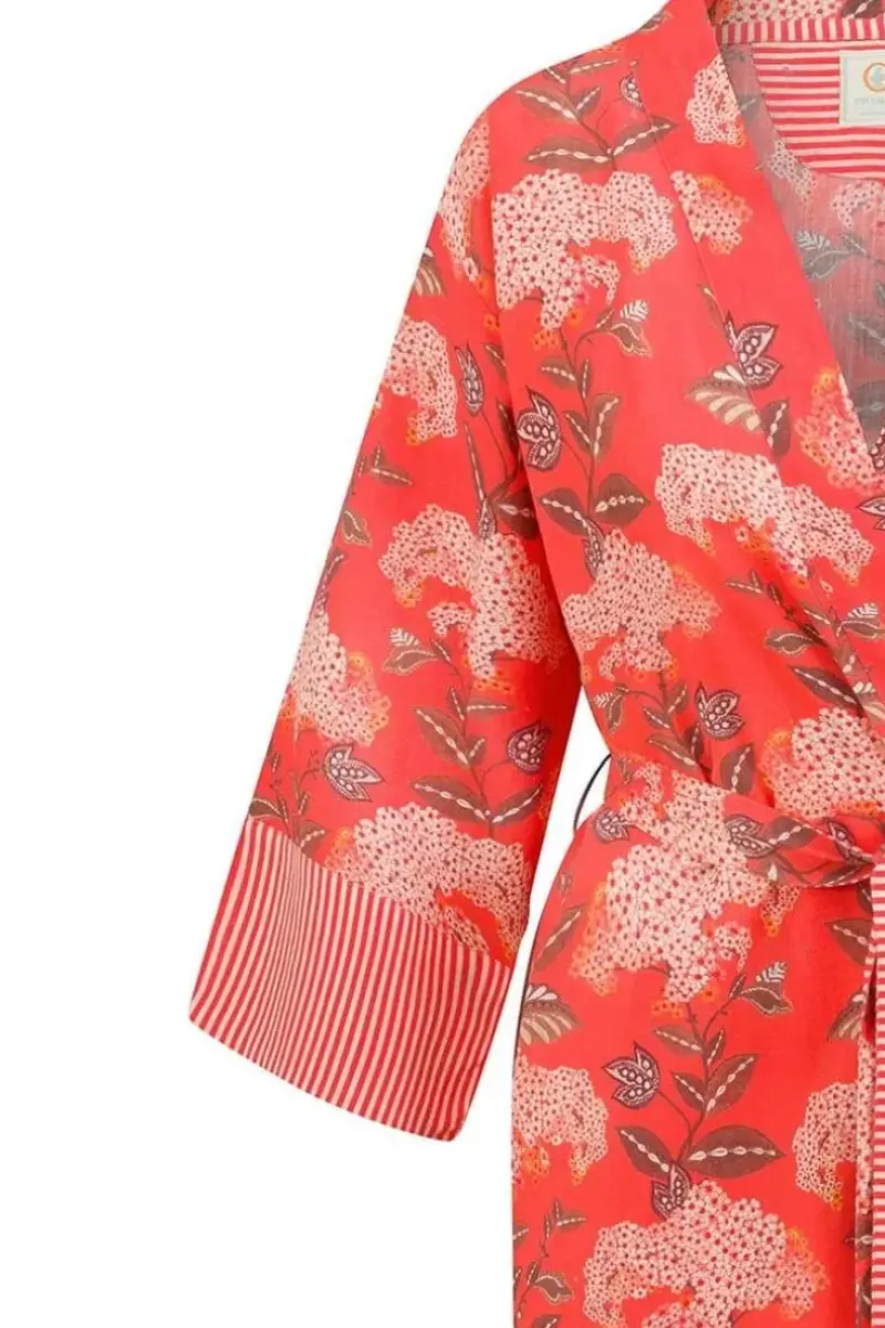 Kimono Flora Firenze Koraal<Pip Studio New