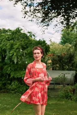 Kimono Flora Firenze Koraal<Pip Studio New