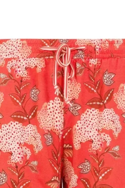 Korte Broek Flora Firenze Koraal<Pip Studio New