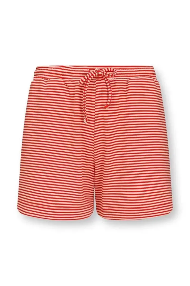 Korte Broek Little Sumo Stripe Koraal<Pip Studio Best