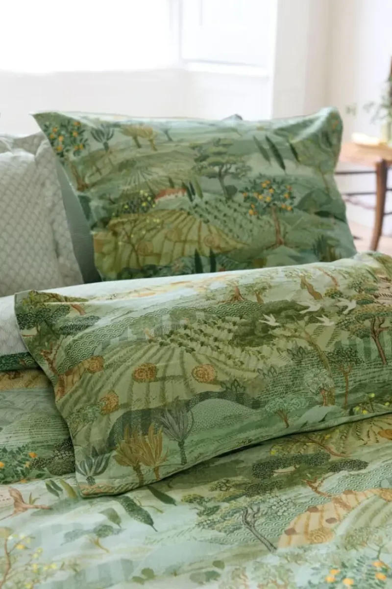 Kussensloop Toscana Groen<Pip Studio New