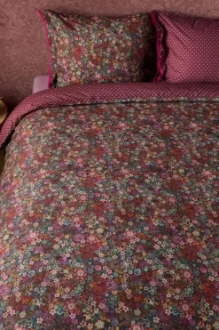 Kussensloop Tutti I Fiori Donkerrood<Pip Studio Discount