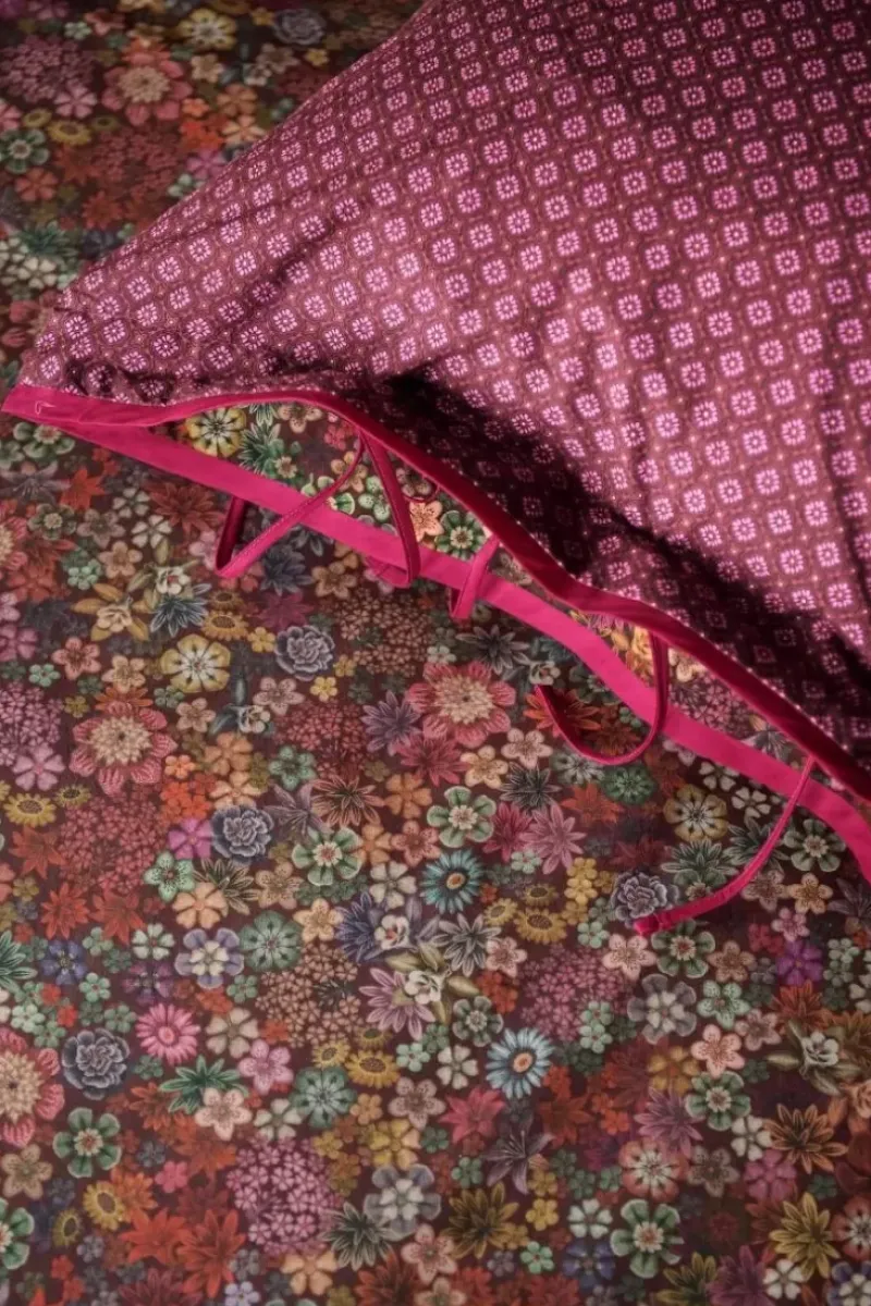 Kussensloop Tutti I Fiori Donkerrood<Pip Studio Discount