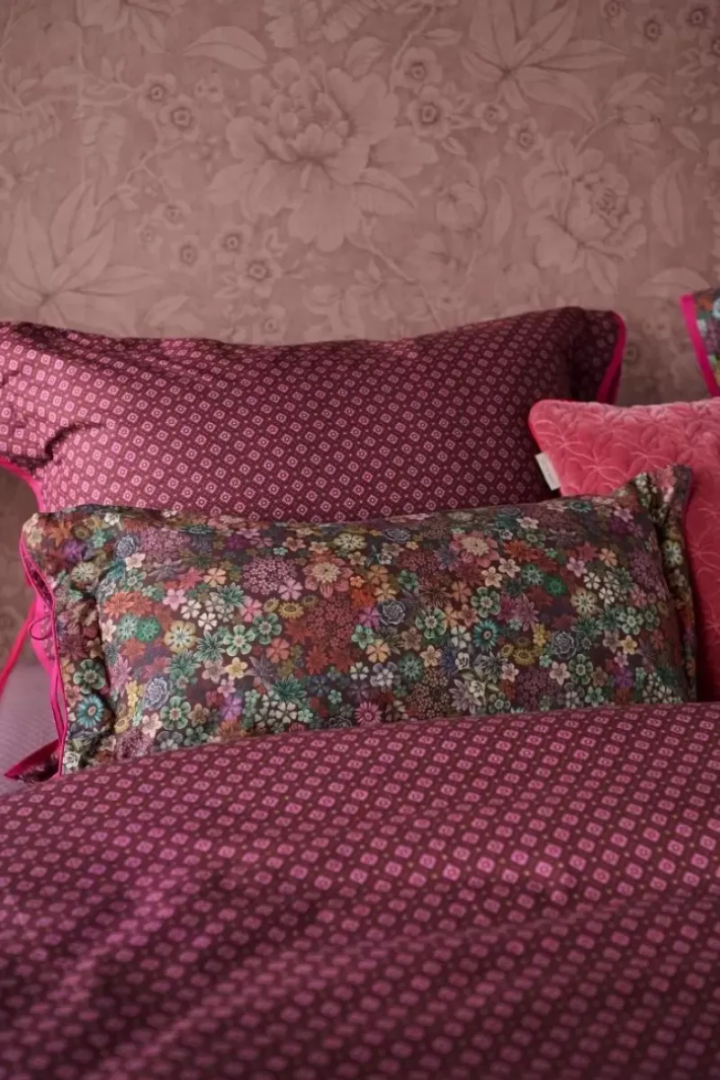 Kussensloop Tutti I Fiori Donkerrood<Pip Studio Discount