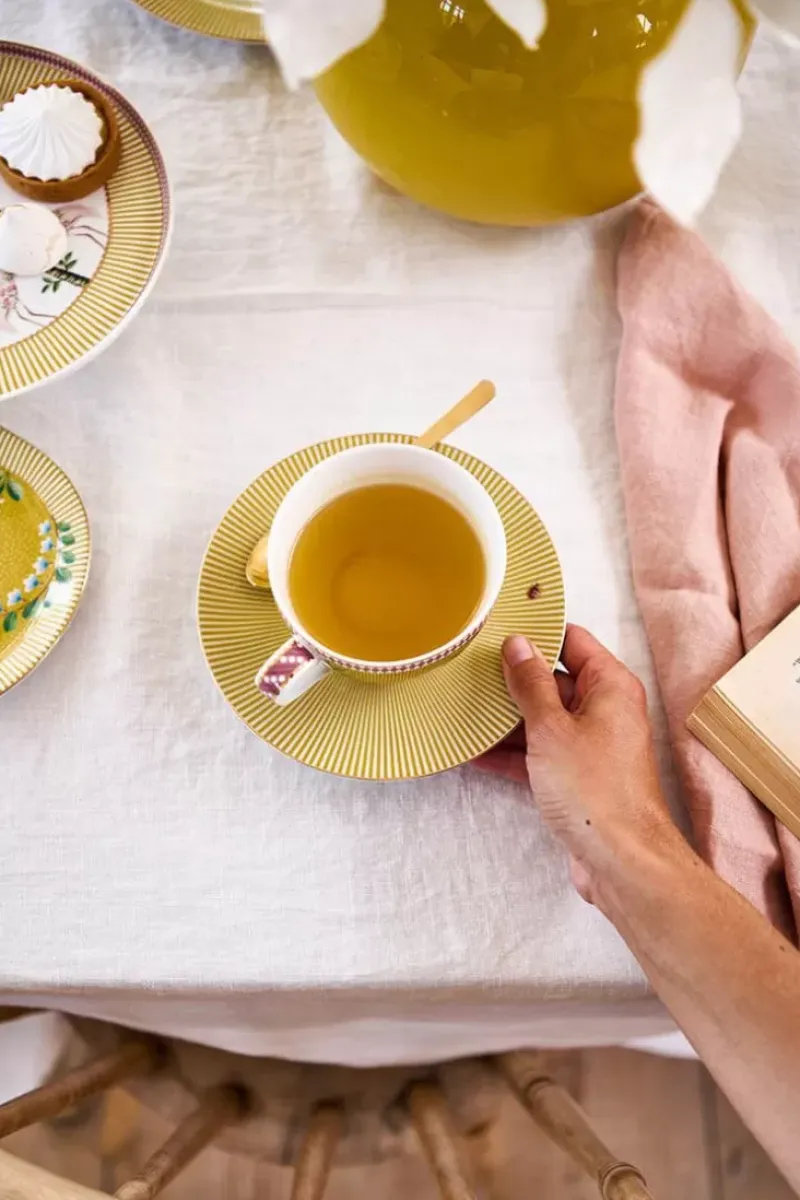 La Majorelle Cappuccino Kop & Schotel Geel<Pip Studio Discount
