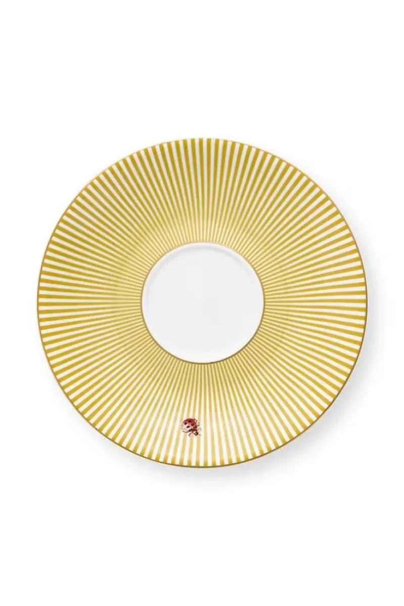 La Majorelle Espresso Kop & Schotel Geel<Pip Studio Online