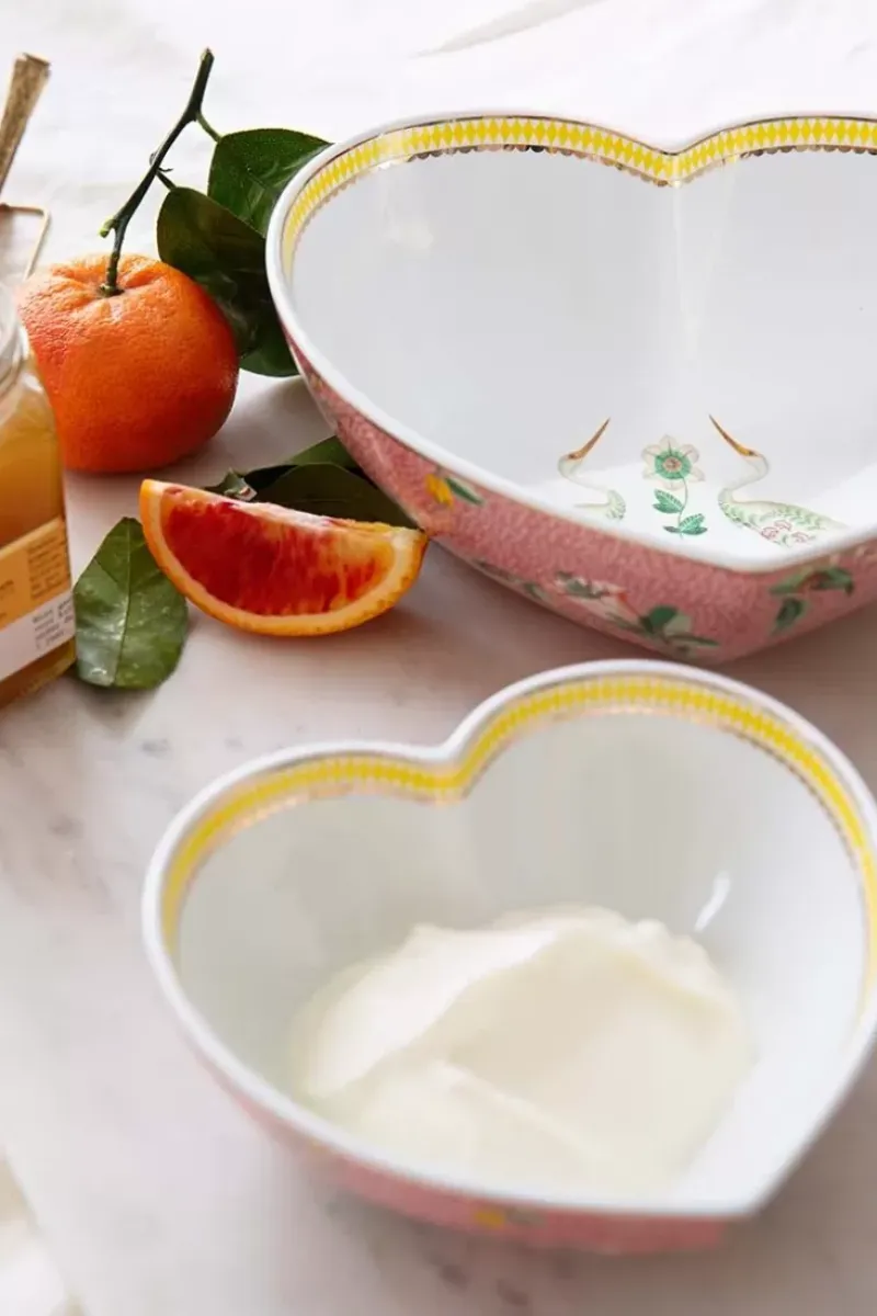 La Majorelle Grote Serveerschaal Hart<Pip Studio Online