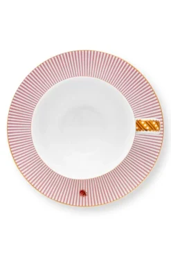 La Majorelle Set/2 Cappuccino Kop & Schotel Roze<Pip Studio Best