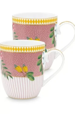 La Majorelle Set/2 Mokken Klein Roze<Pip Studio Sale