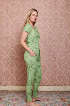 Lange Broek Kawai Flower Licht<Pip Studio Online