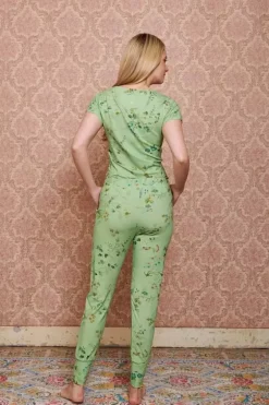 Lange Broek Kawai Flower Licht<Pip Studio Online