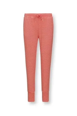 Lange Broek Little Sumo Stripe Koraal<Pip Studio Hot