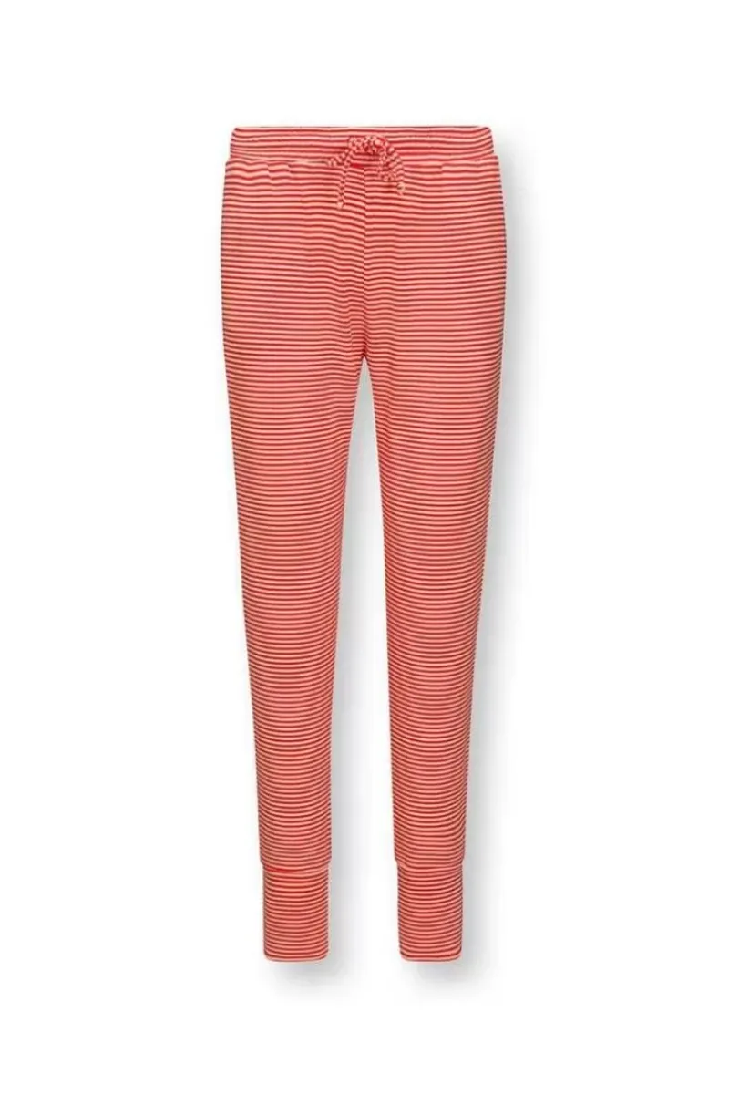 Lange Broek Little Sumo Stripe Koraal<Pip Studio Hot