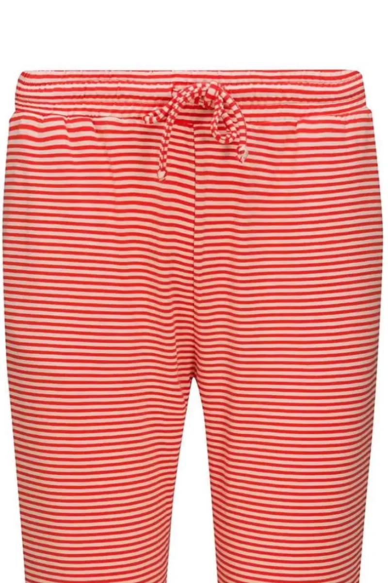 Lange Broek Little Sumo Stripe Koraal<Pip Studio Hot