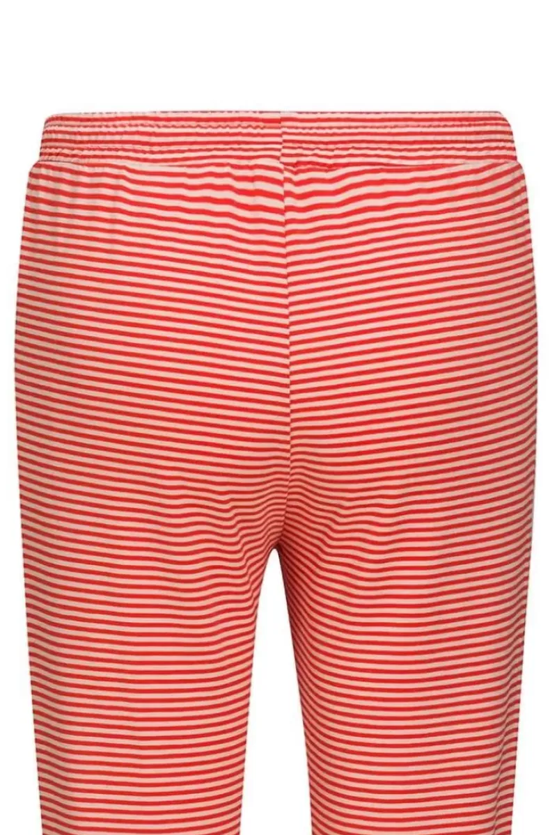 Lange Broek Little Sumo Stripe Koraal<Pip Studio Hot
