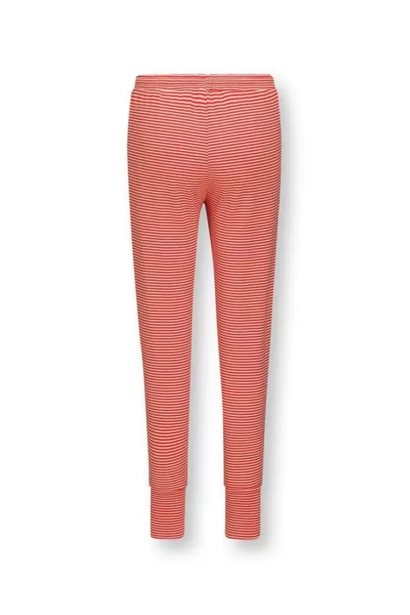Lange Broek Little Sumo Stripe Koraal<Pip Studio Hot