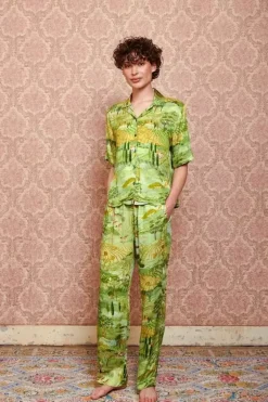 Lange Broek Toscana Groen<Pip Studio Sale