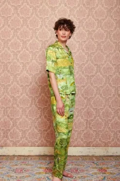 Lange Broek Toscana Groen<Pip Studio Sale