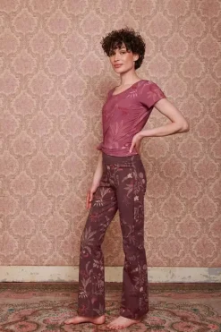 Lange Flared Sportlegging Isola Donker<Pip Studio Discount